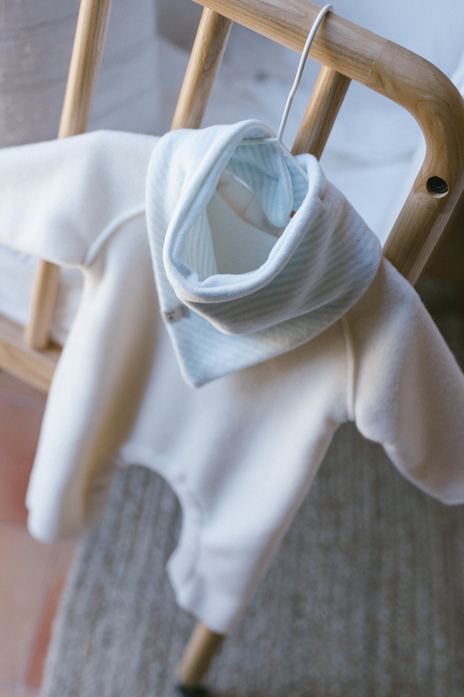 1+ in the family - dijon bamboo polar onesie - ecru