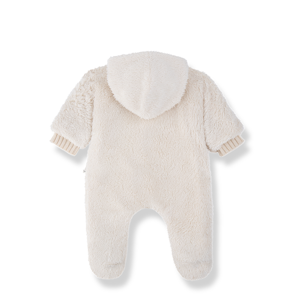 1+ in the family - nice soft furry jas - ecru