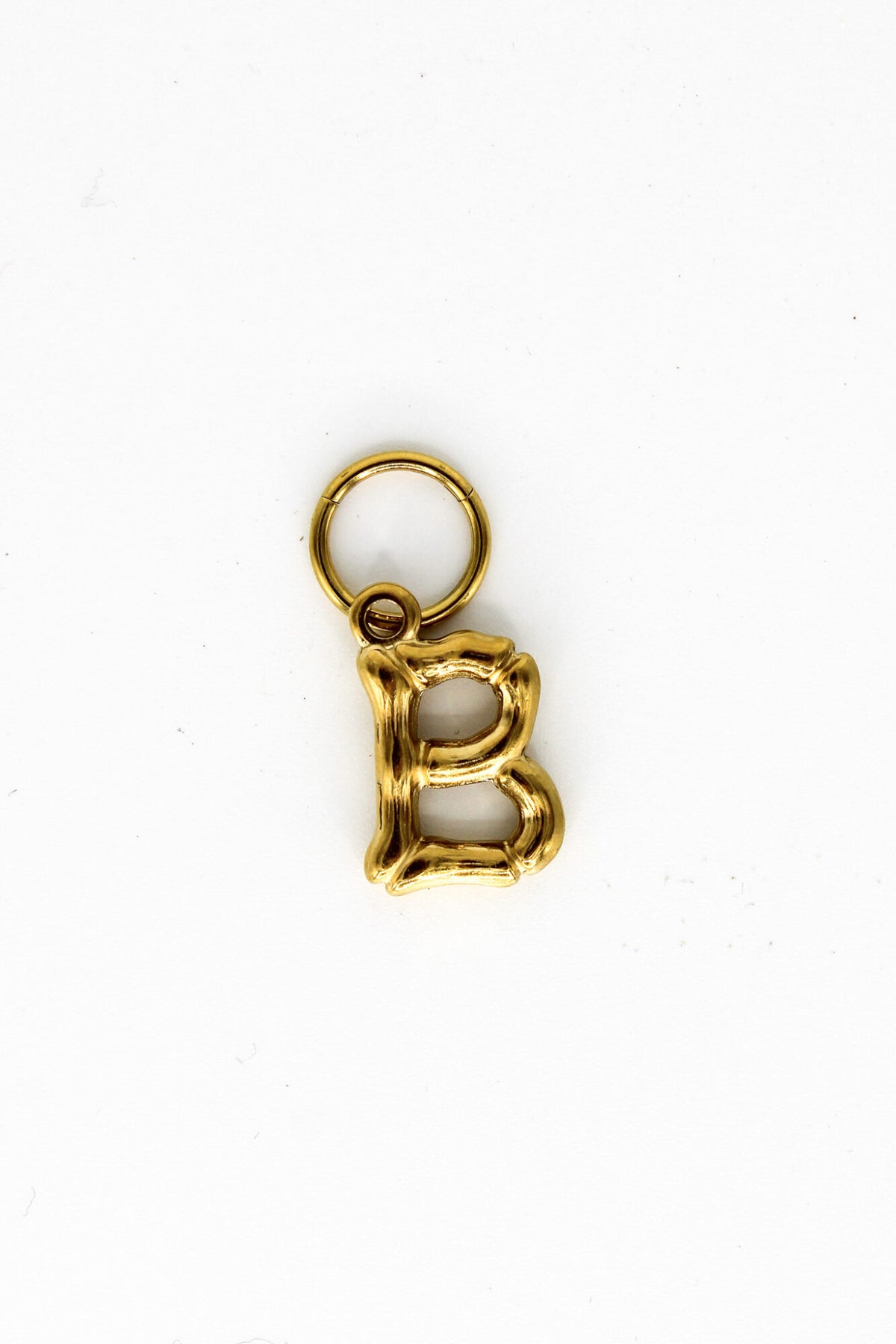 Label Kiki - letter B big charm gold