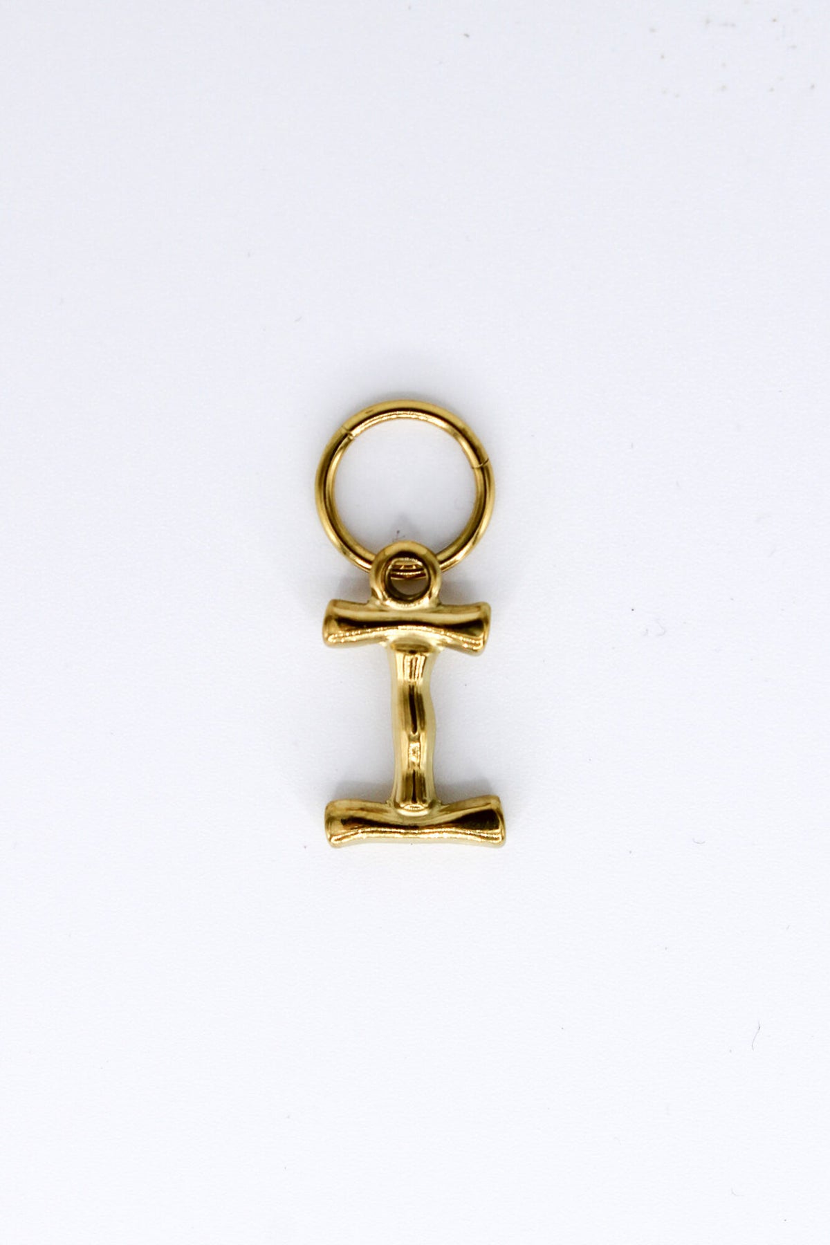 Label Kiki - letter I big charm gold