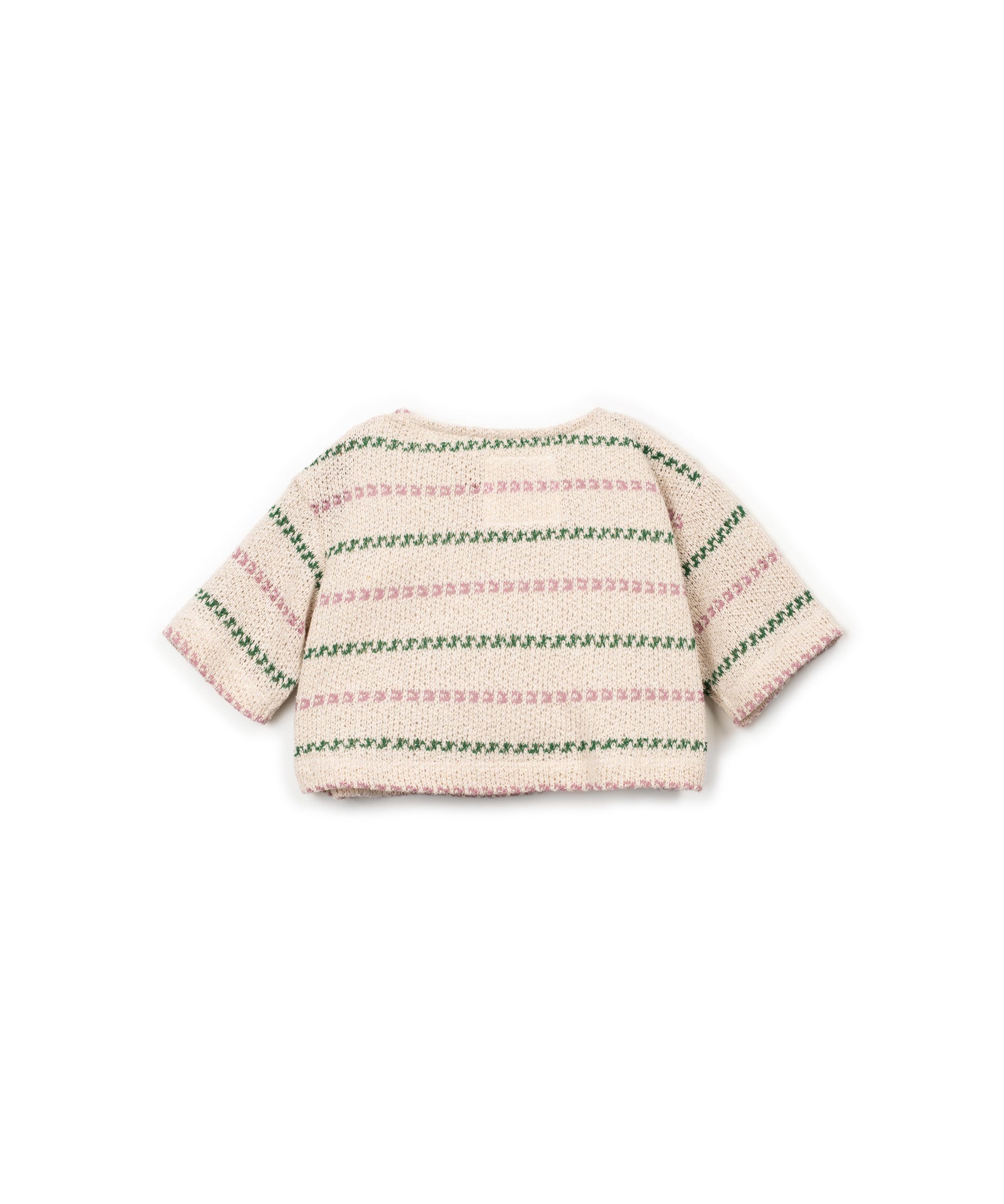 Play Up - striped jersey sweater - sculpture