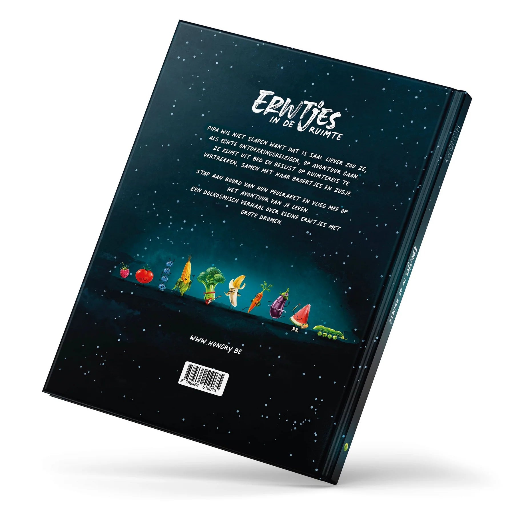 Höngry - boek - erwtjes in de ruimte