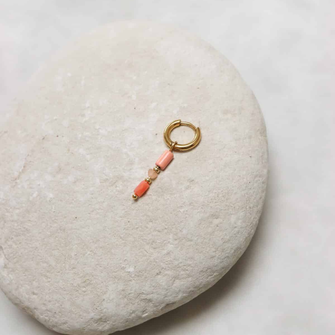 Label Kiki - crabby hoop gold