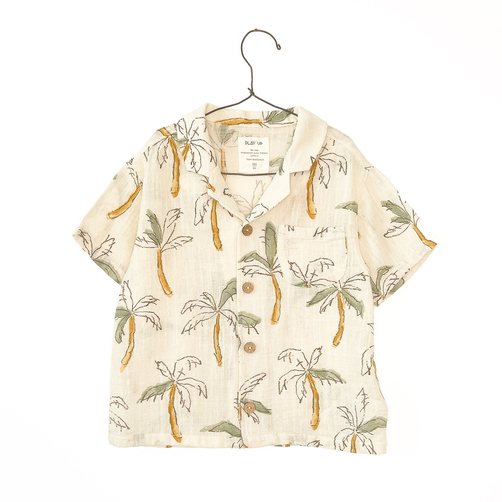 Play Up - printed woven shirt - fiber
