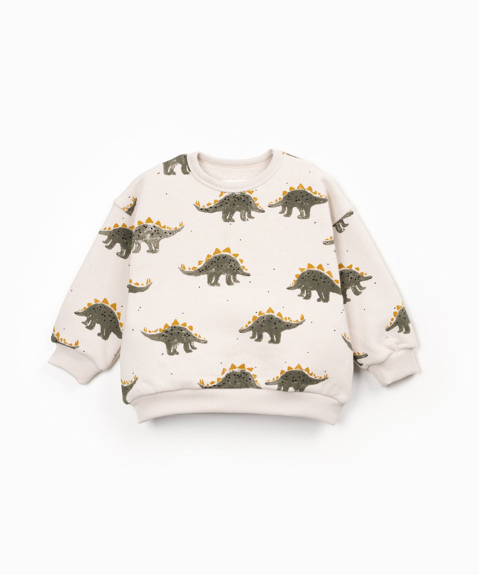 Play Up - striped fleece sweater - dino