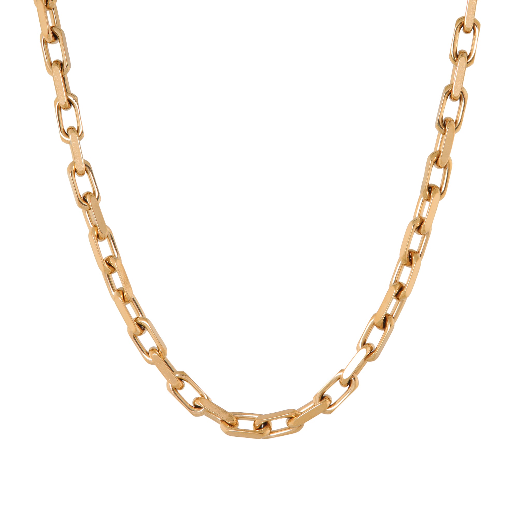 Label Kiki - bold chain necklace gold