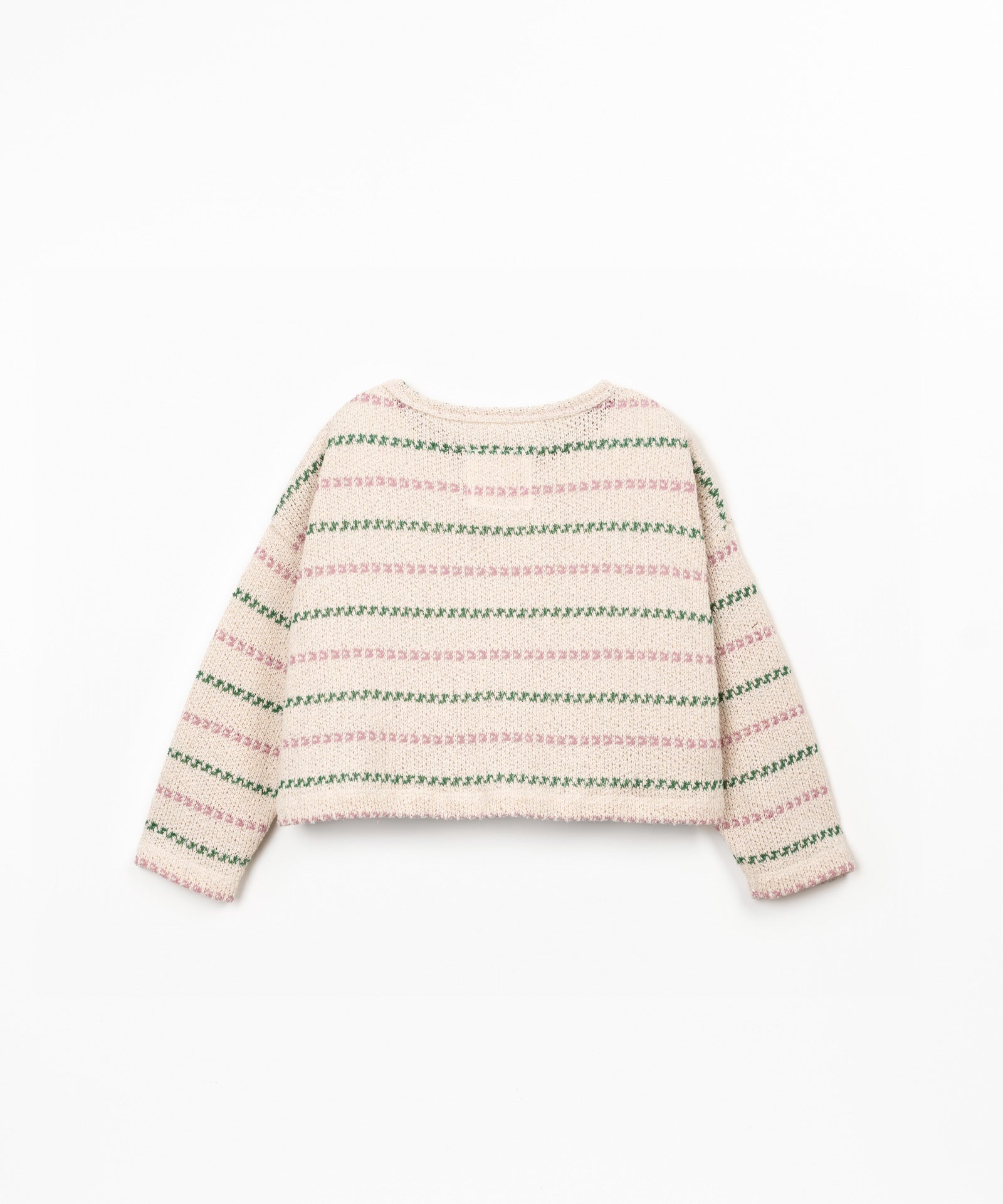 Play Up - striped jersey sweater - sculpture