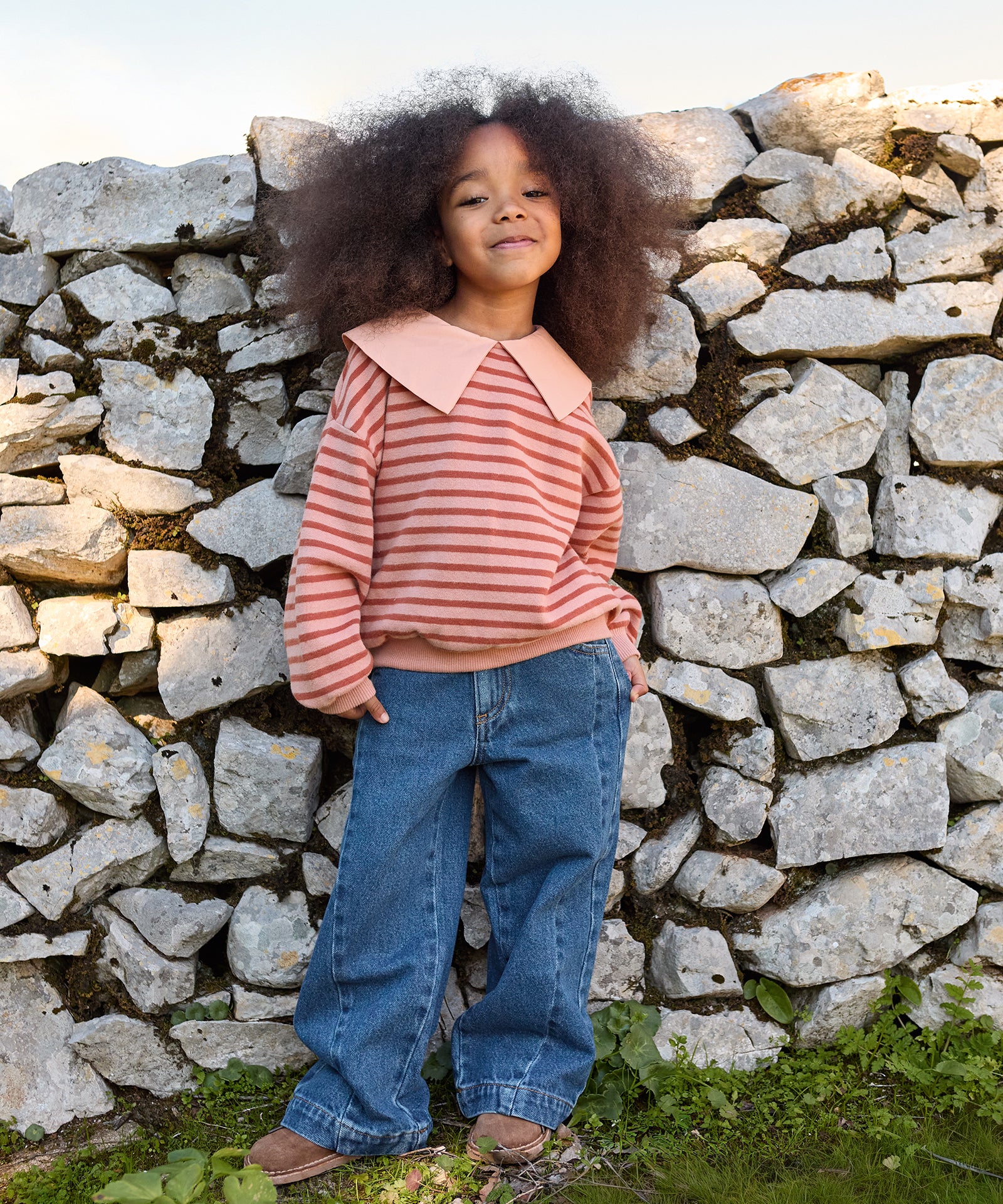 Play Up - denim girl trousers