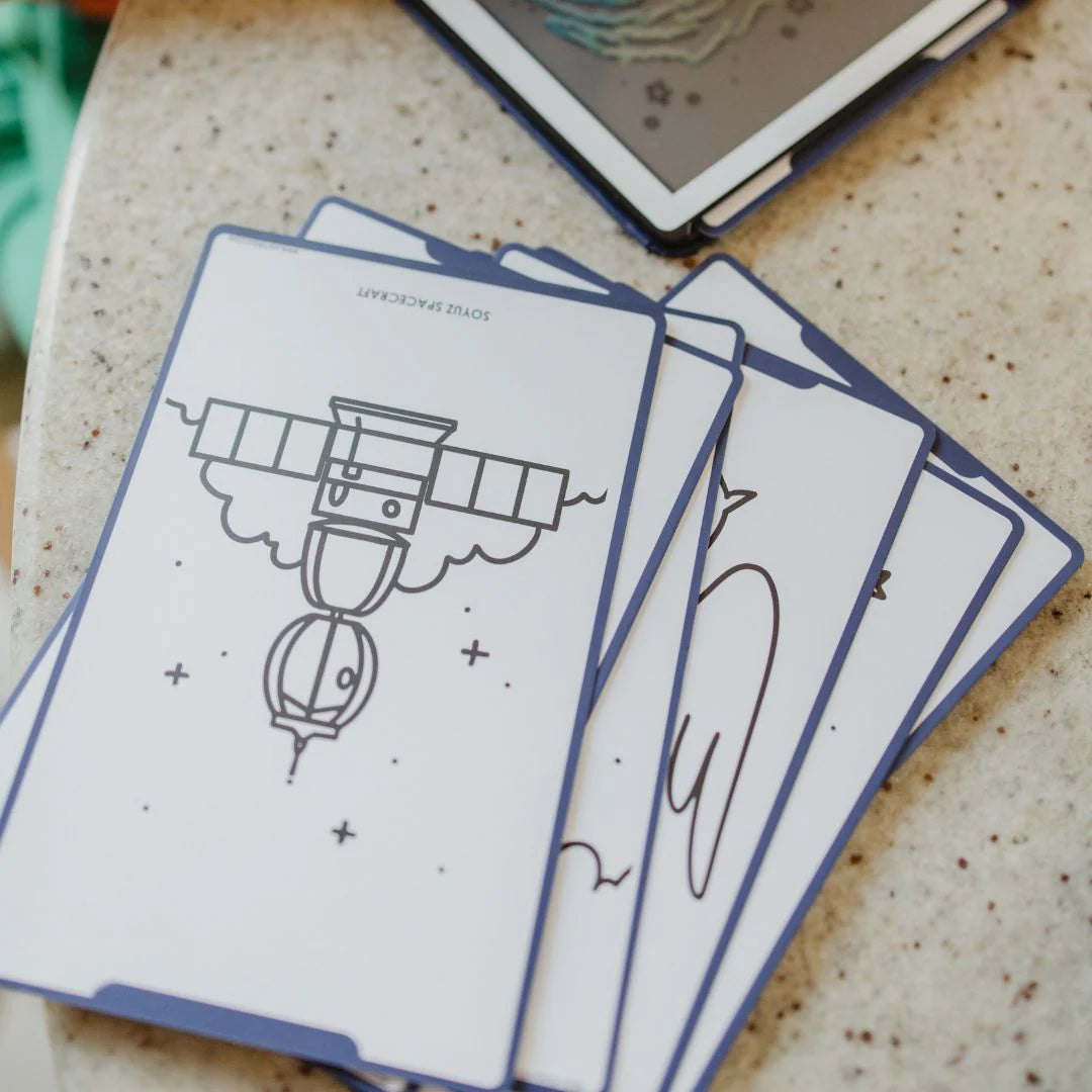 Kidywolf - kidydraw mini tekentablet - galaxy