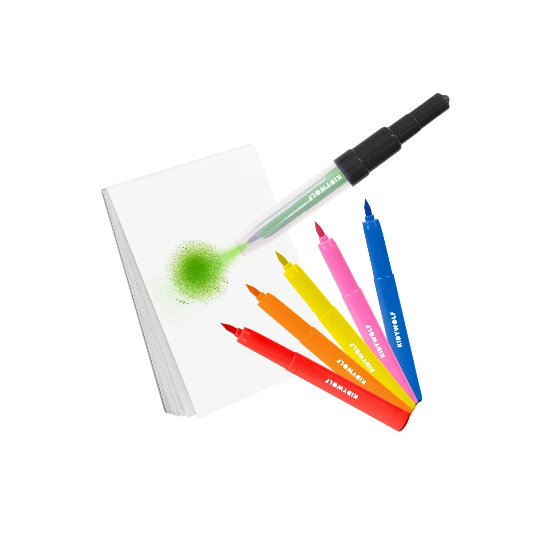 Kidywolf - kidydraw pad - kit blaasstiften