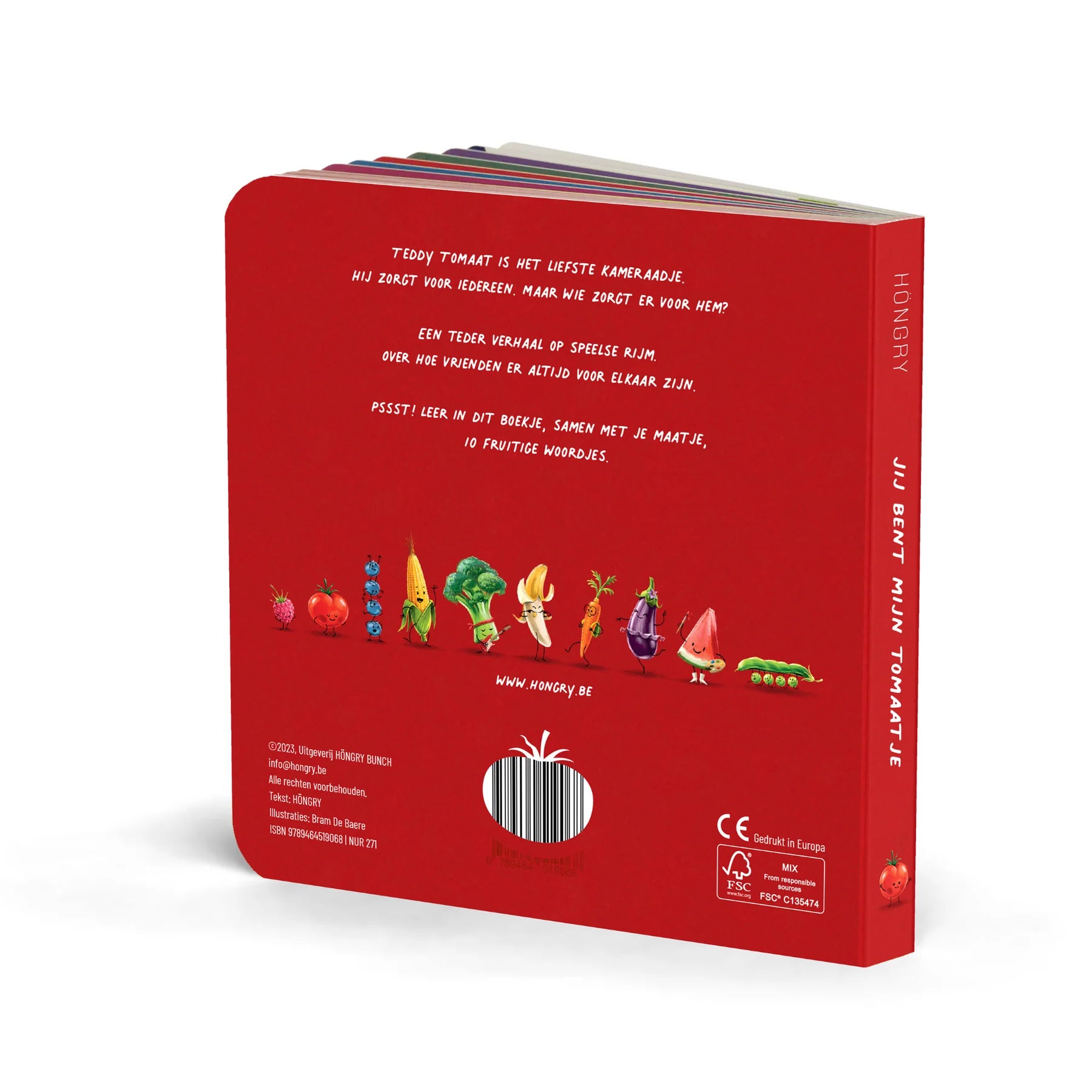 Höngry - kartonboekje - jij bent mijn tomaatje