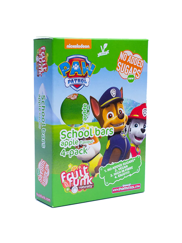 Fruitfunk - schoolbars 4st - paw patrol
