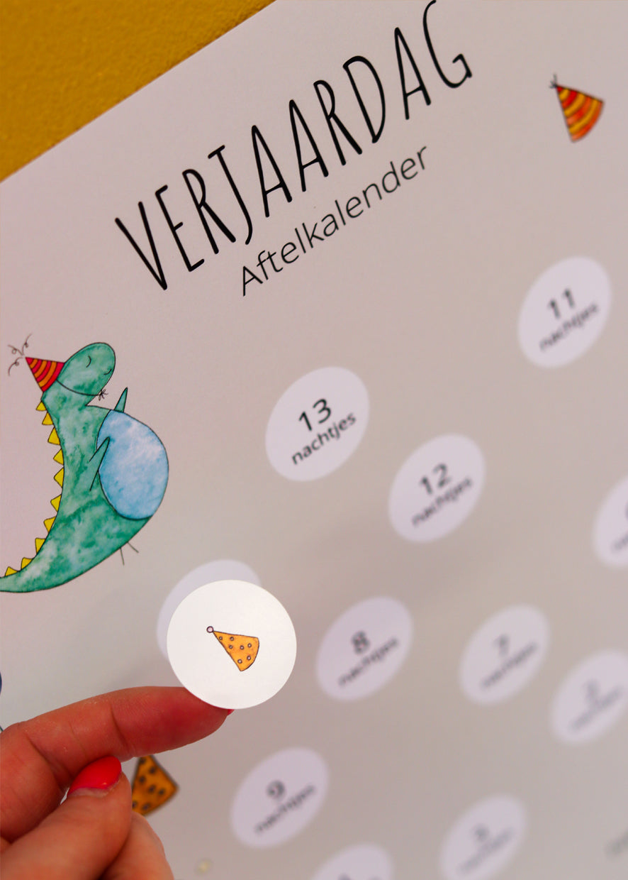 Juulz - A3 verjaardag aftelkalender