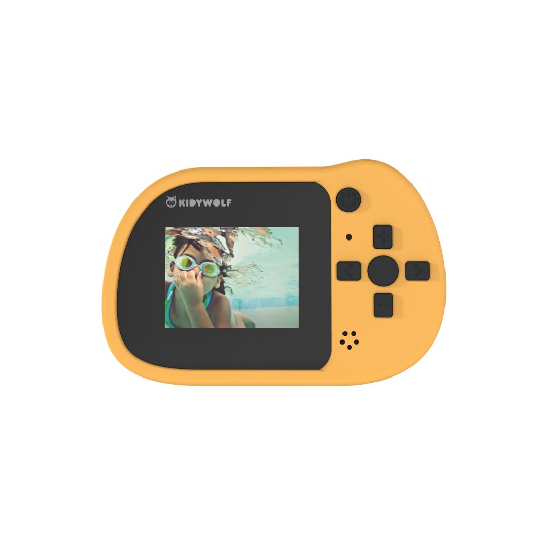 Kidywolf - kidycam waterdichte camera - geel