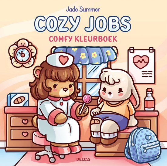 Deltas - kleurboek - Cozy Jobs - Comfy kleurboek Jade Summer