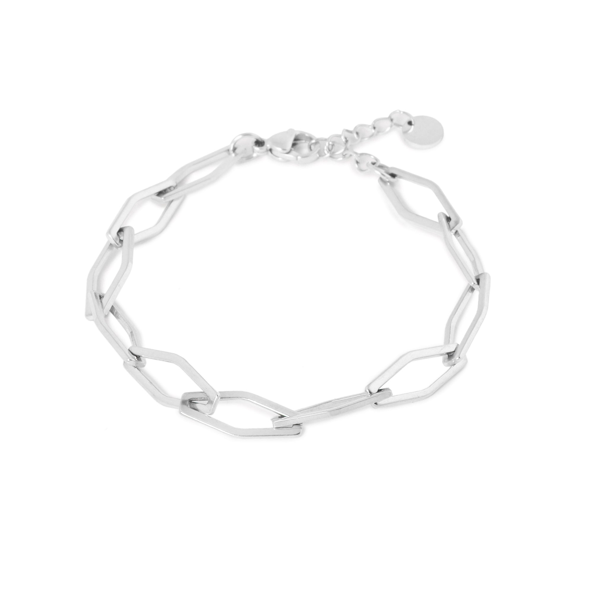 Label Kiki - wobbly bracelet silver