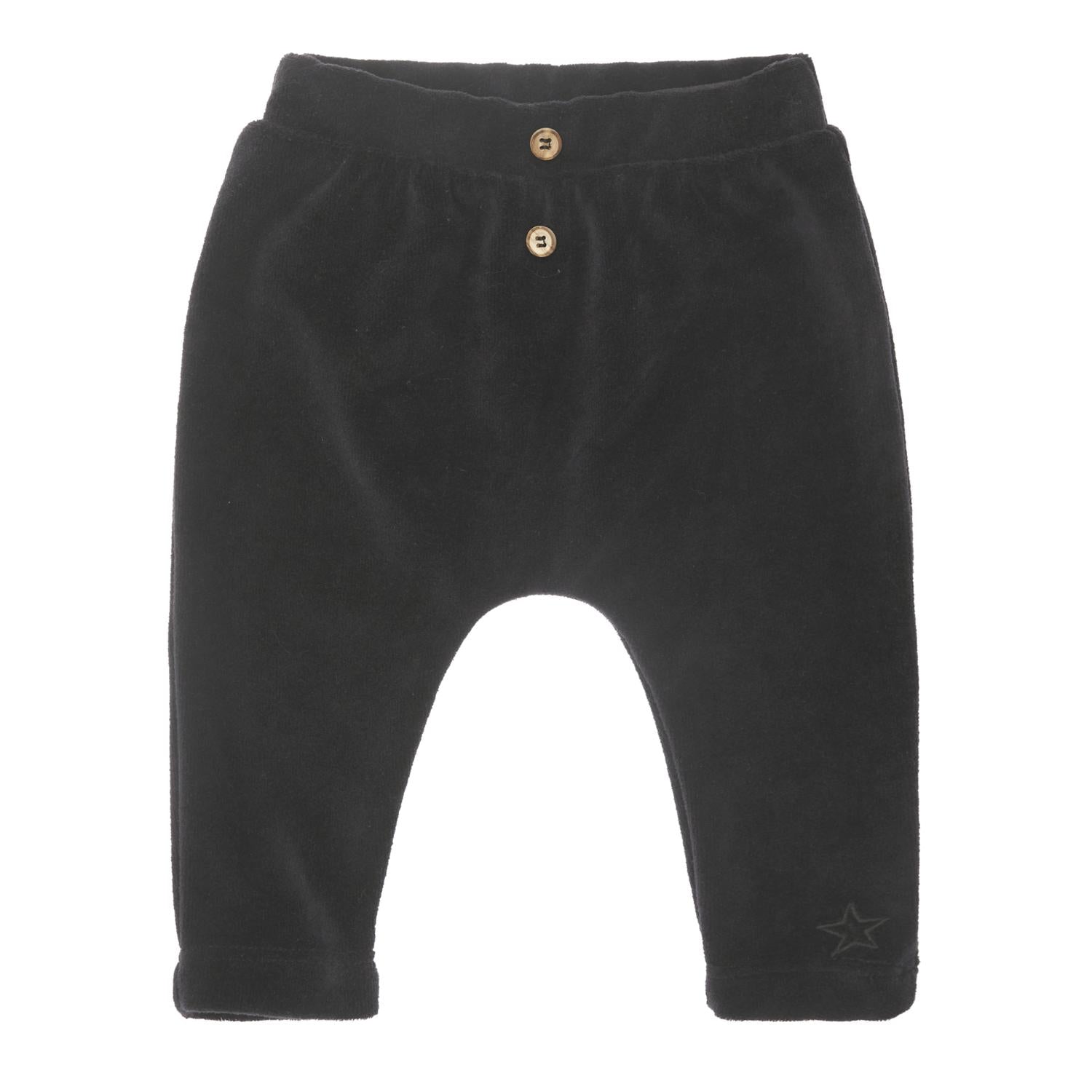 Tocoto Vintage - velvet legging - black