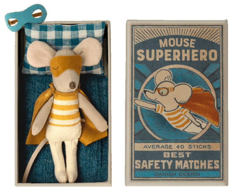 Maileg - superheld muis