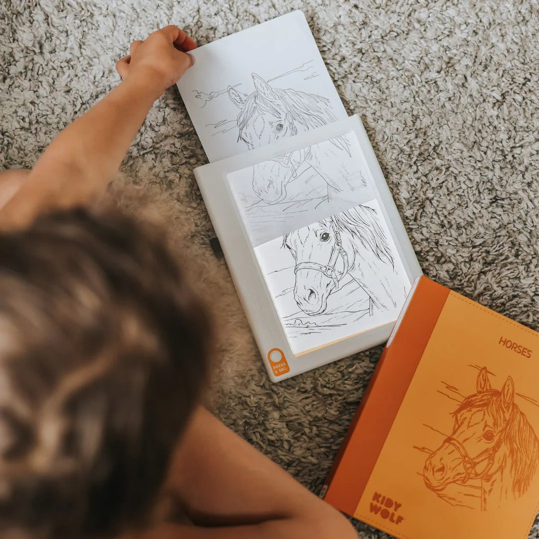Kidywolf - kidydraw pad 8+ refill - paarden