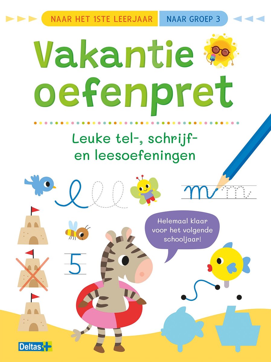 Deltas - vakantie oefenpret - naar het eerste leerjaar