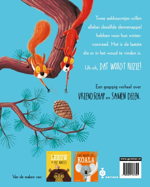 Gottmer - boek - 2 vechtende eekhoorntjes