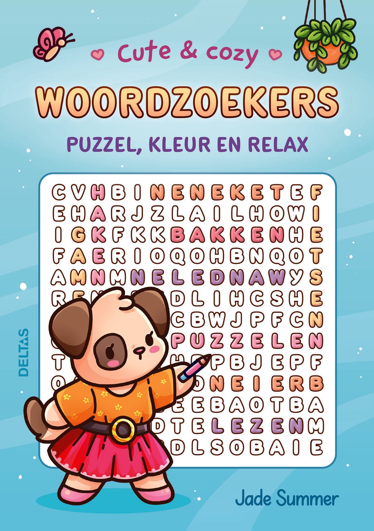 Deltas - woordzoekers / kleurboek - Cute & Cozy woordzoekers Jade Summer