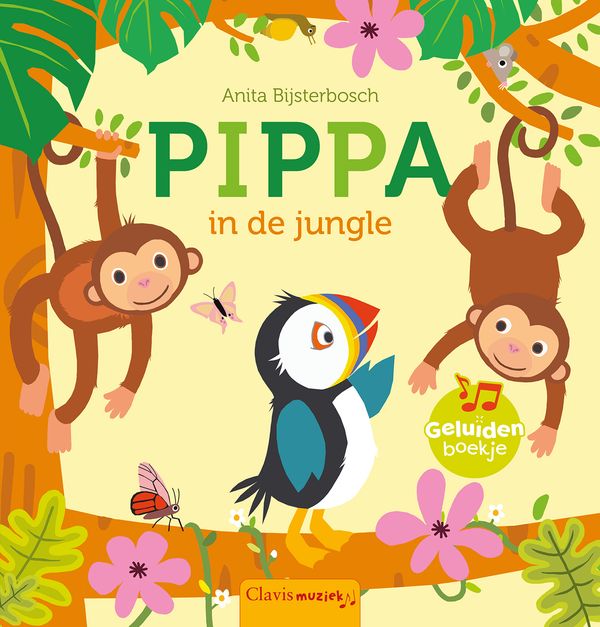 Clavis - geluidenboek - pippa in de jungle