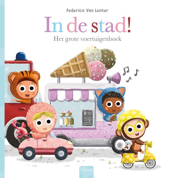 Clavis - boek - in de stad, grote voertuigenboek