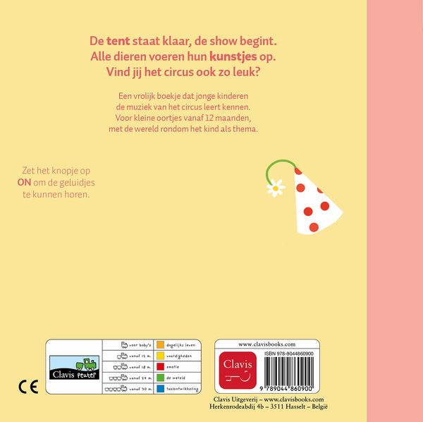 Clavis - geluidenboekje - circusdeuntjes