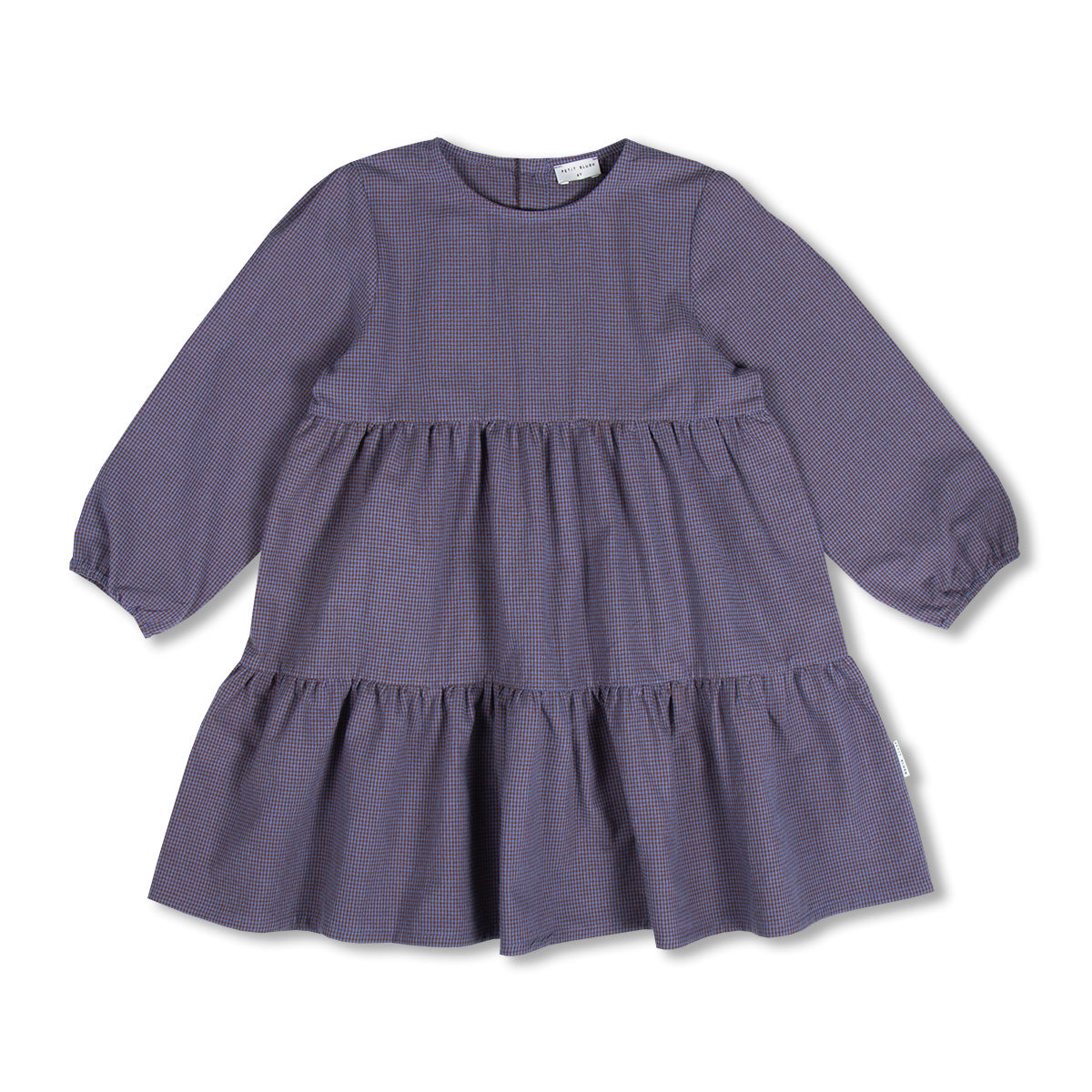 Petit Blush - check dress - blue check
