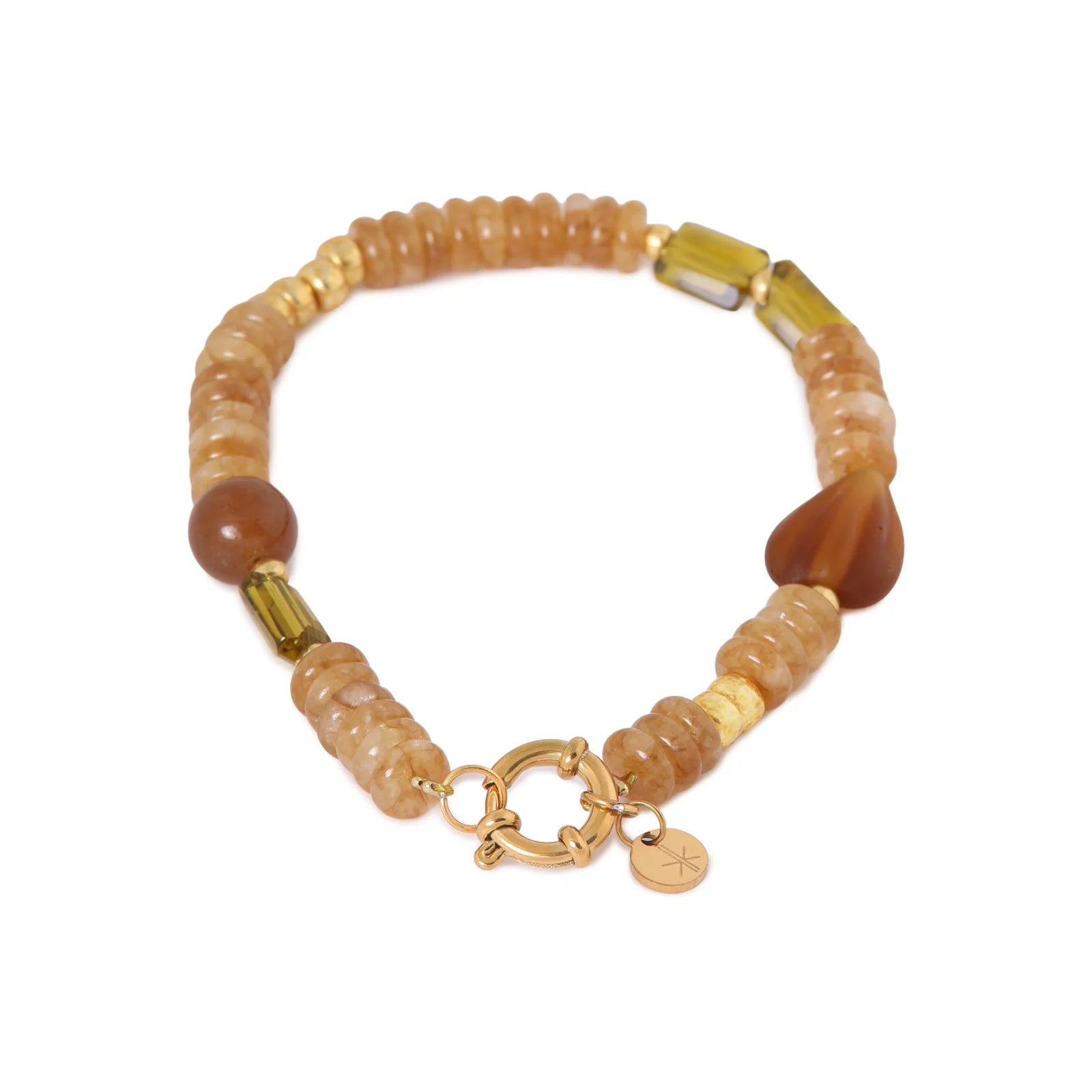 Label Kiki - antique velvet bracelet gold