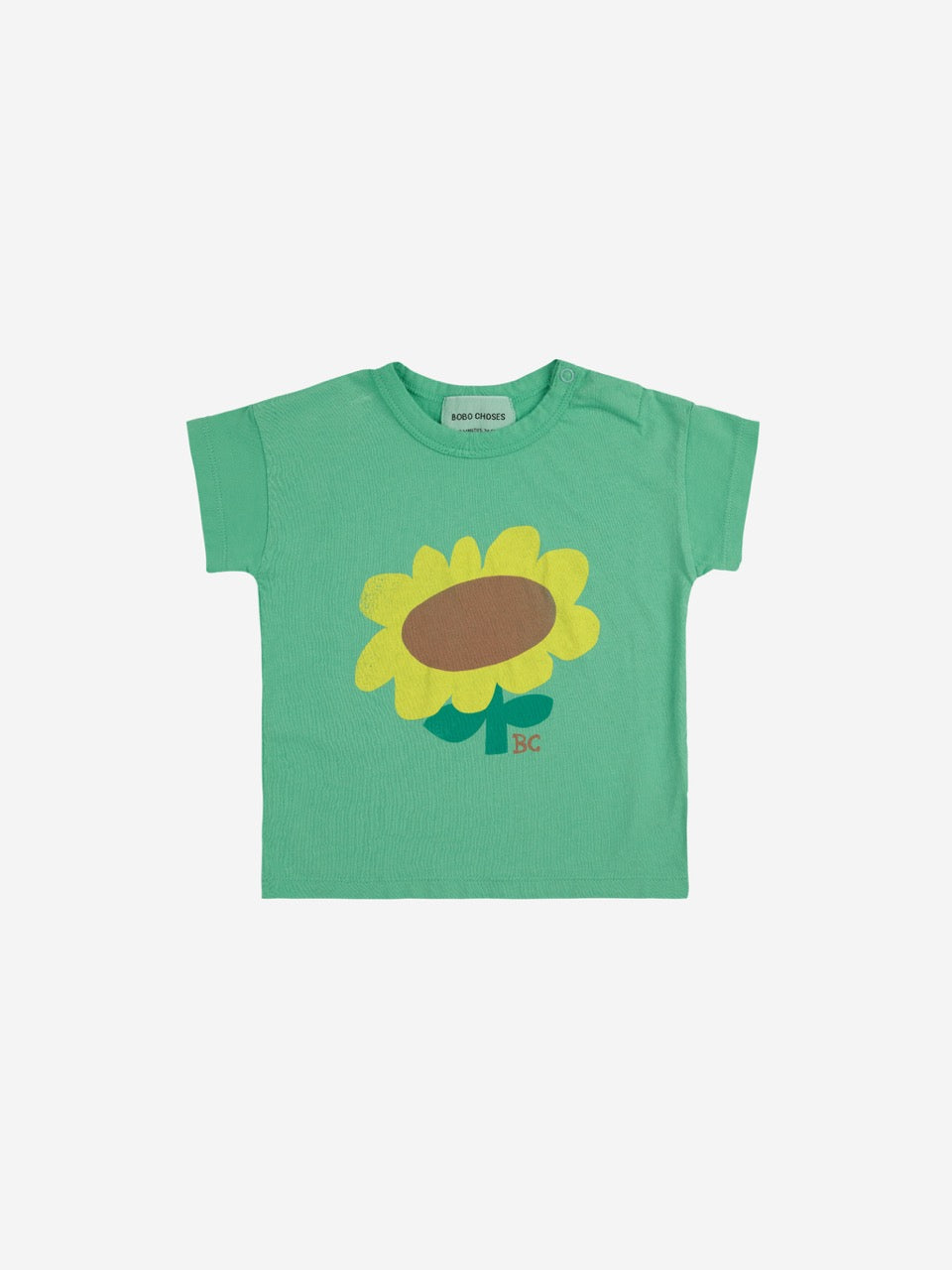 Bobo Choses - sunflower tshirt - light green