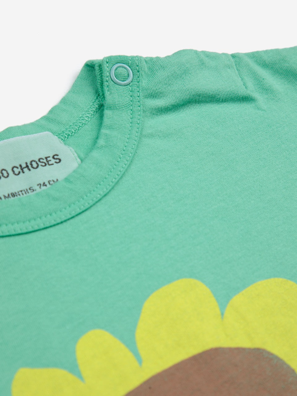 Bobo Choses - sunflower tshirt - light green