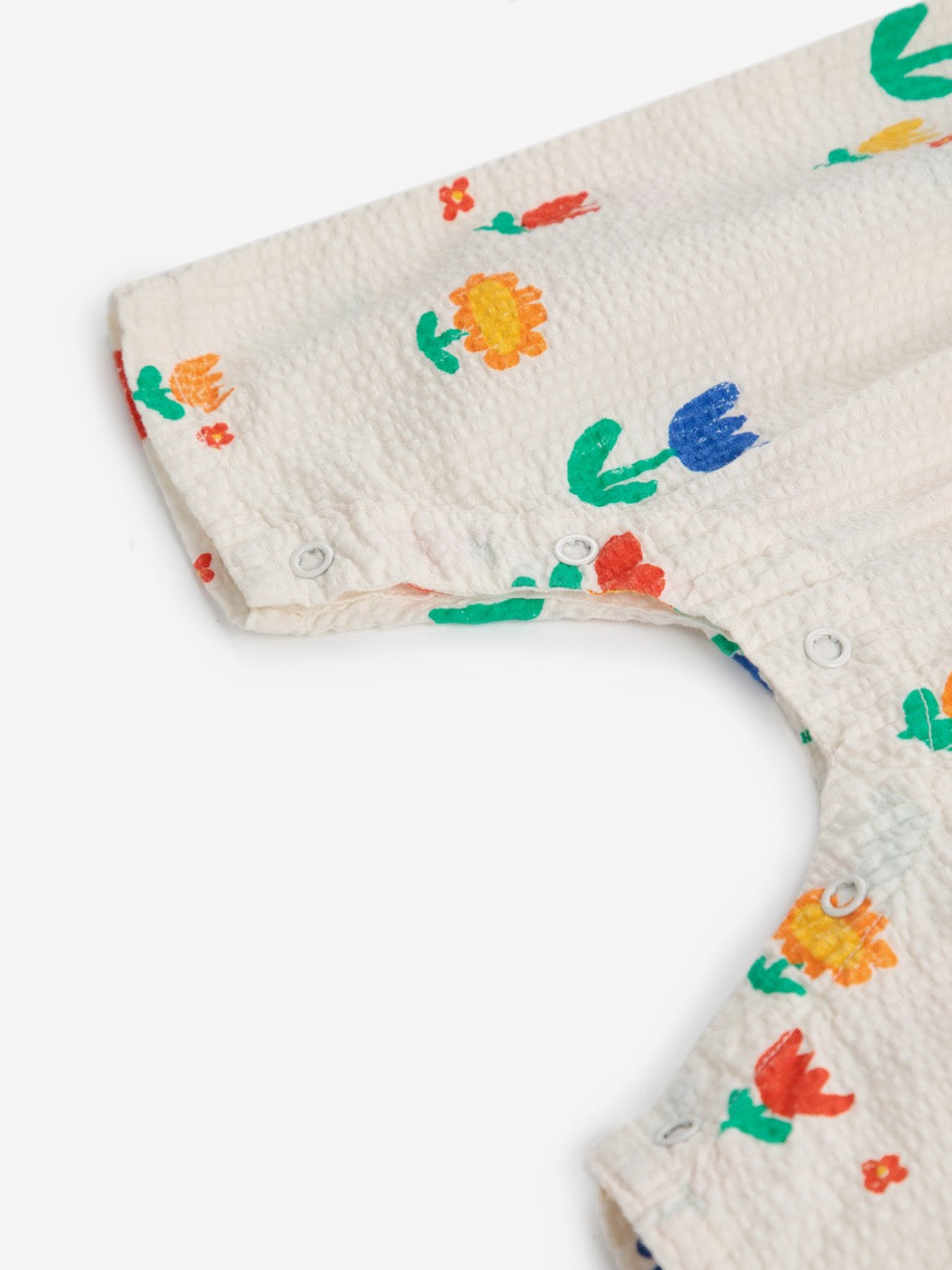 Bobo Choses - garden party all over woven overall - offwhite