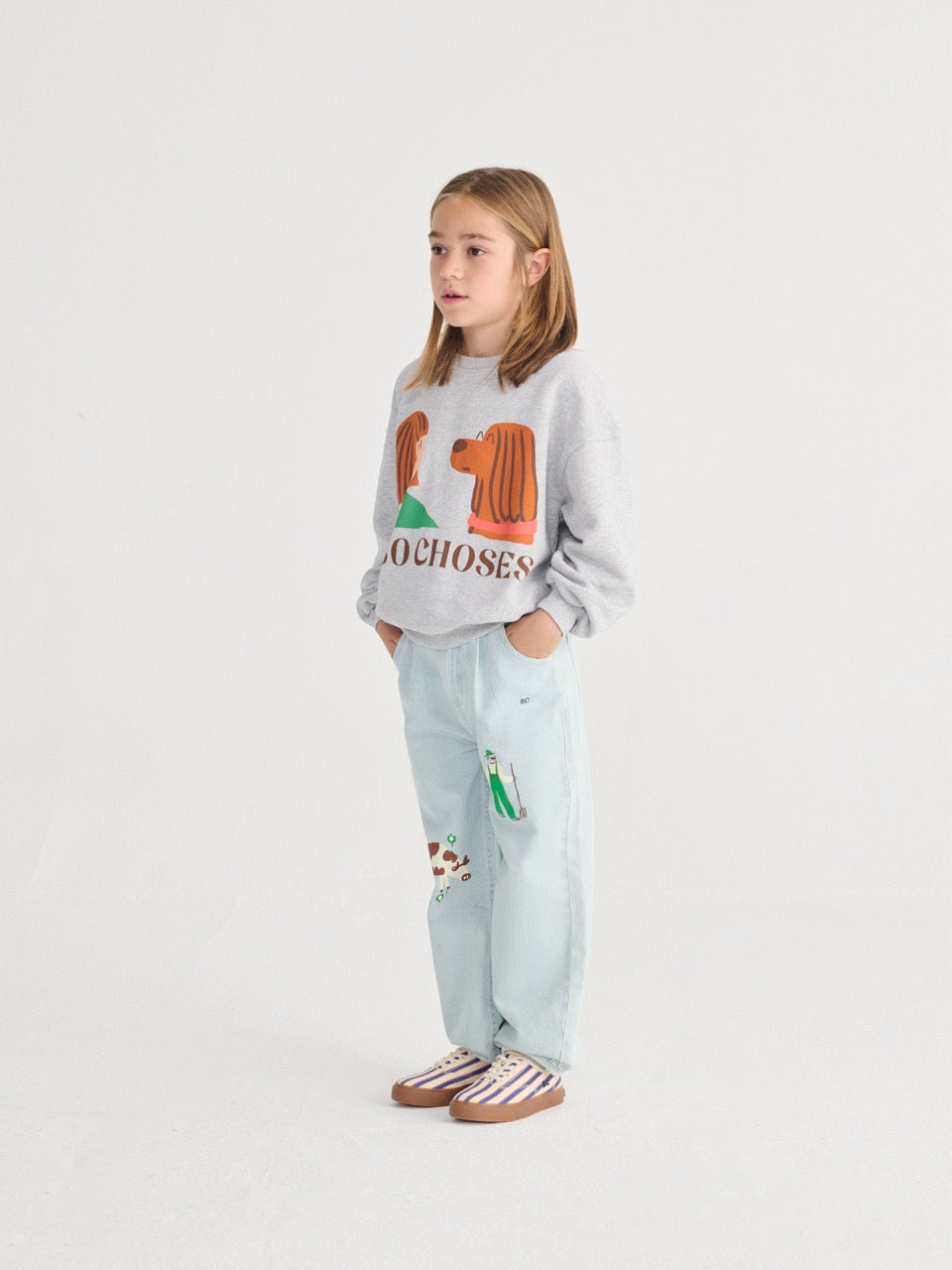 Bobo Choses - friends in a pickle sweatshirt
