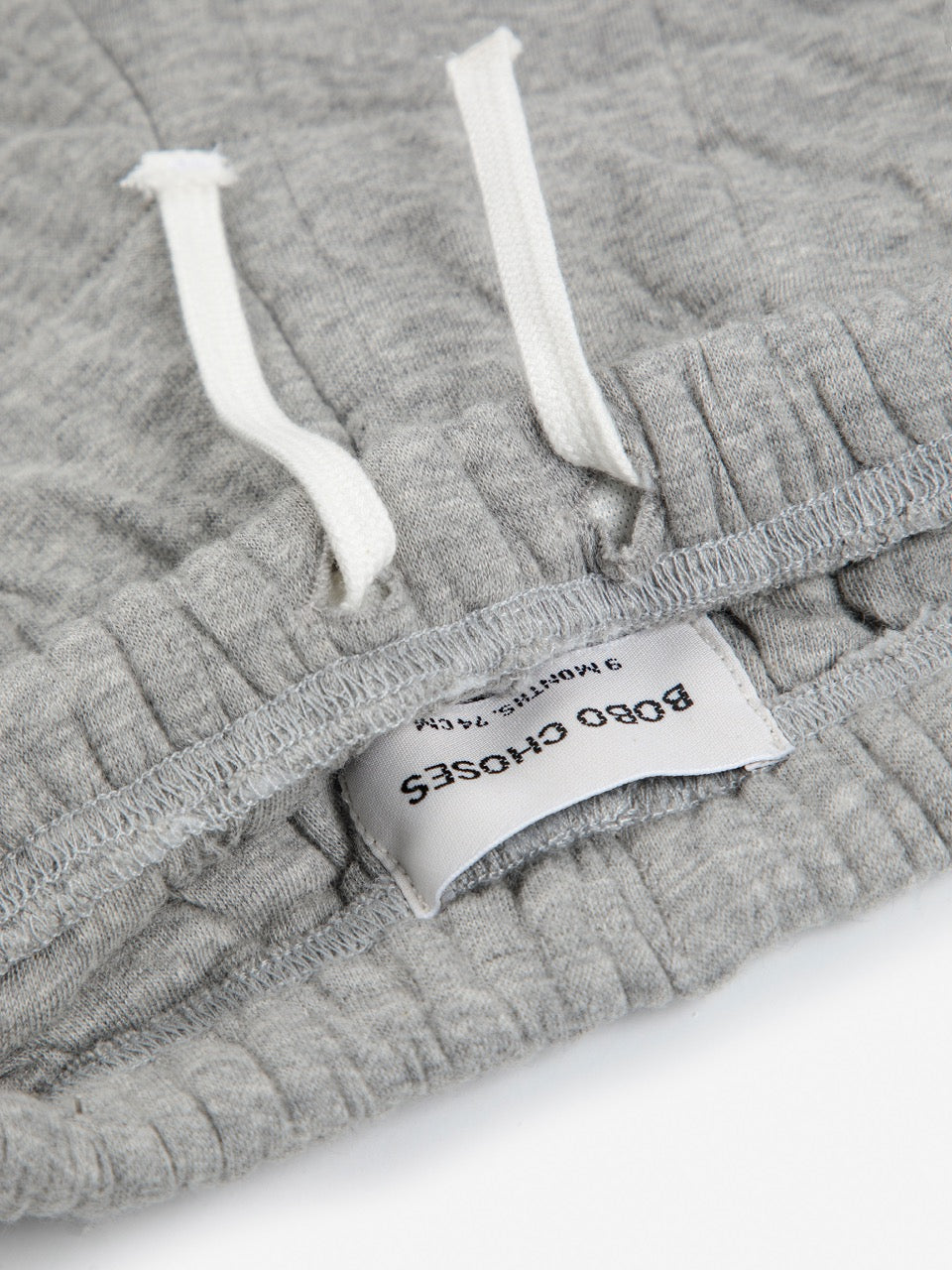 Bobo Choses - quilted jogging pants - light heather grey