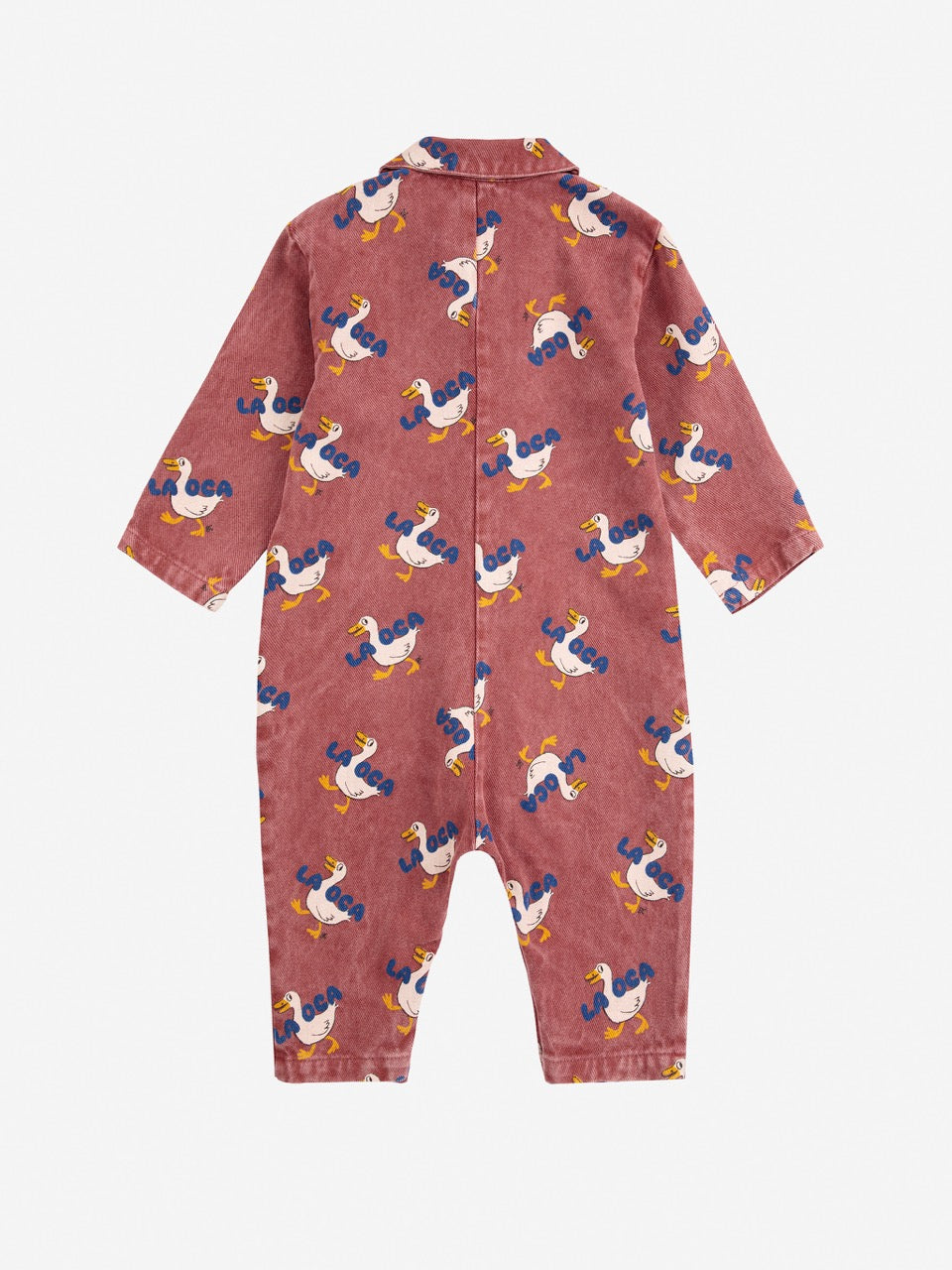 Bobo Choses - la oca all over woven overall - brown