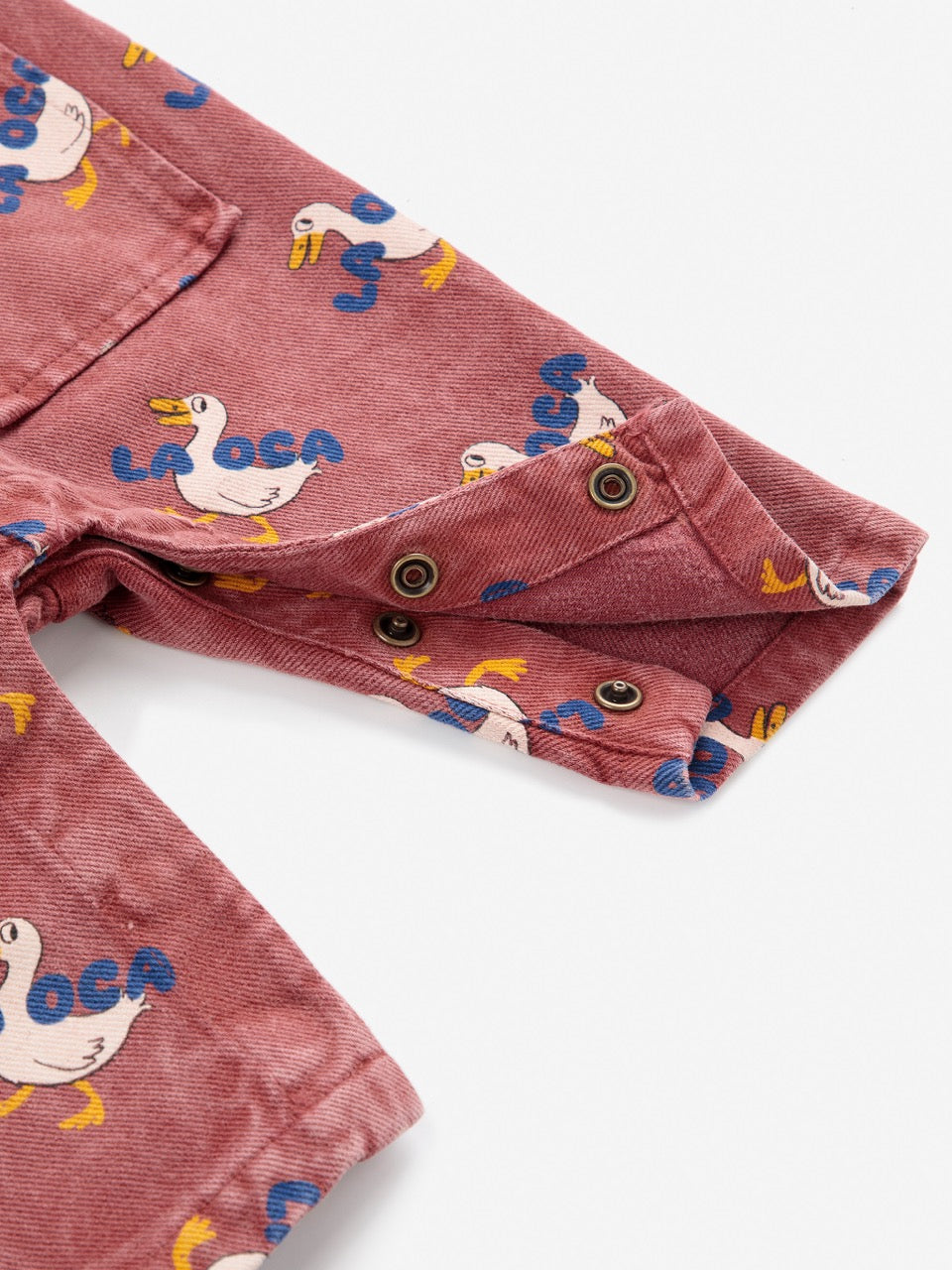 Bobo Choses - la oca all over woven overall - brown