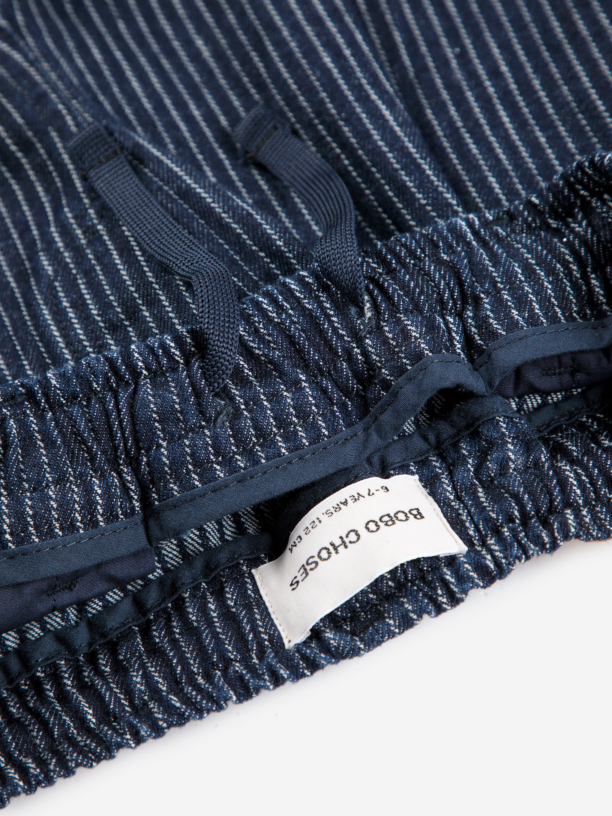Bobo Choses - tic tac toe denim pants - navy blue