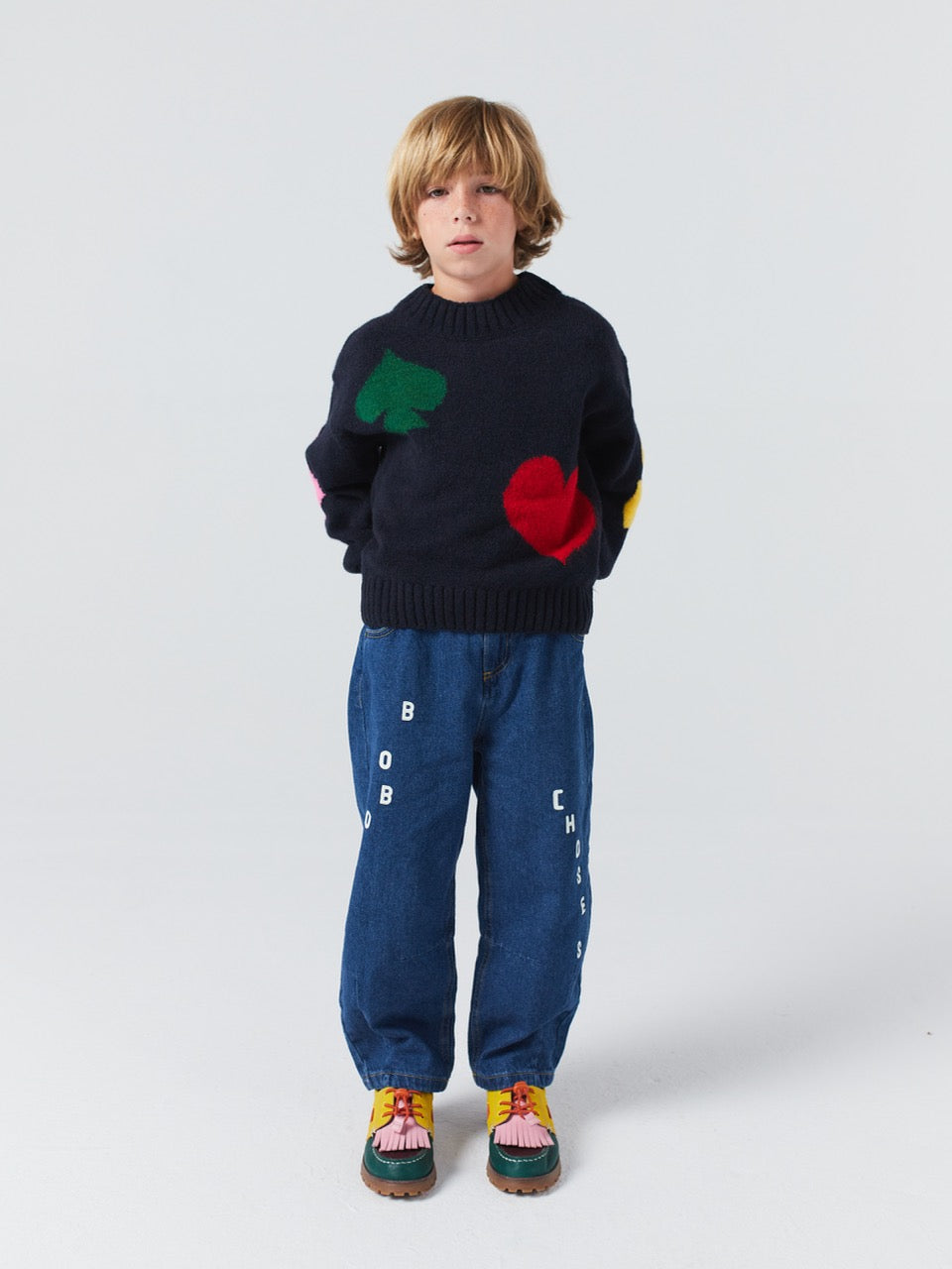 Bobo Choses - BC denim pants - blue