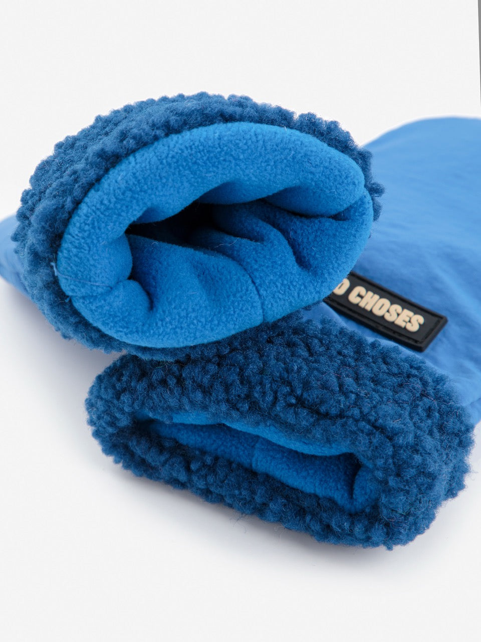 Bobo Choses - BC bicolor mittens - blue