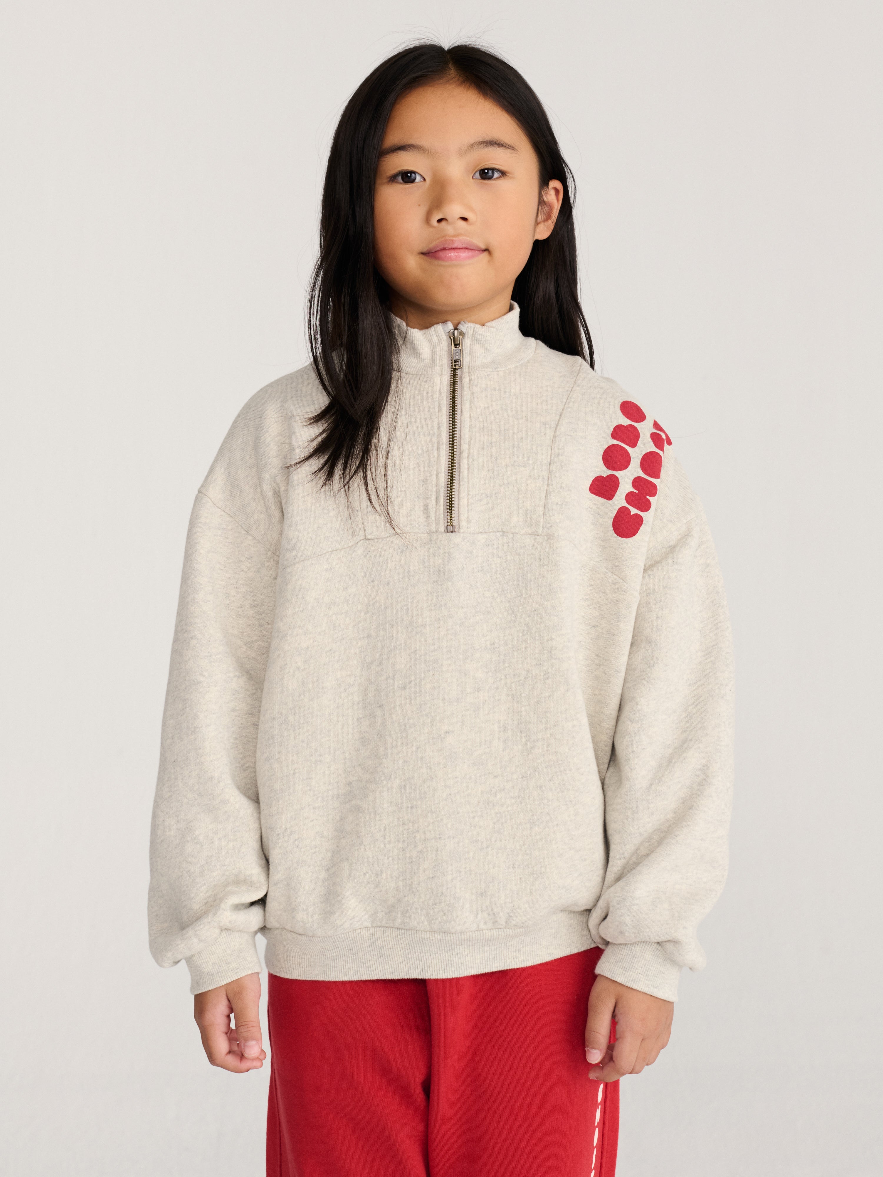 Bobo Choses - Bobo Choses bolder half zipped sweatshirt