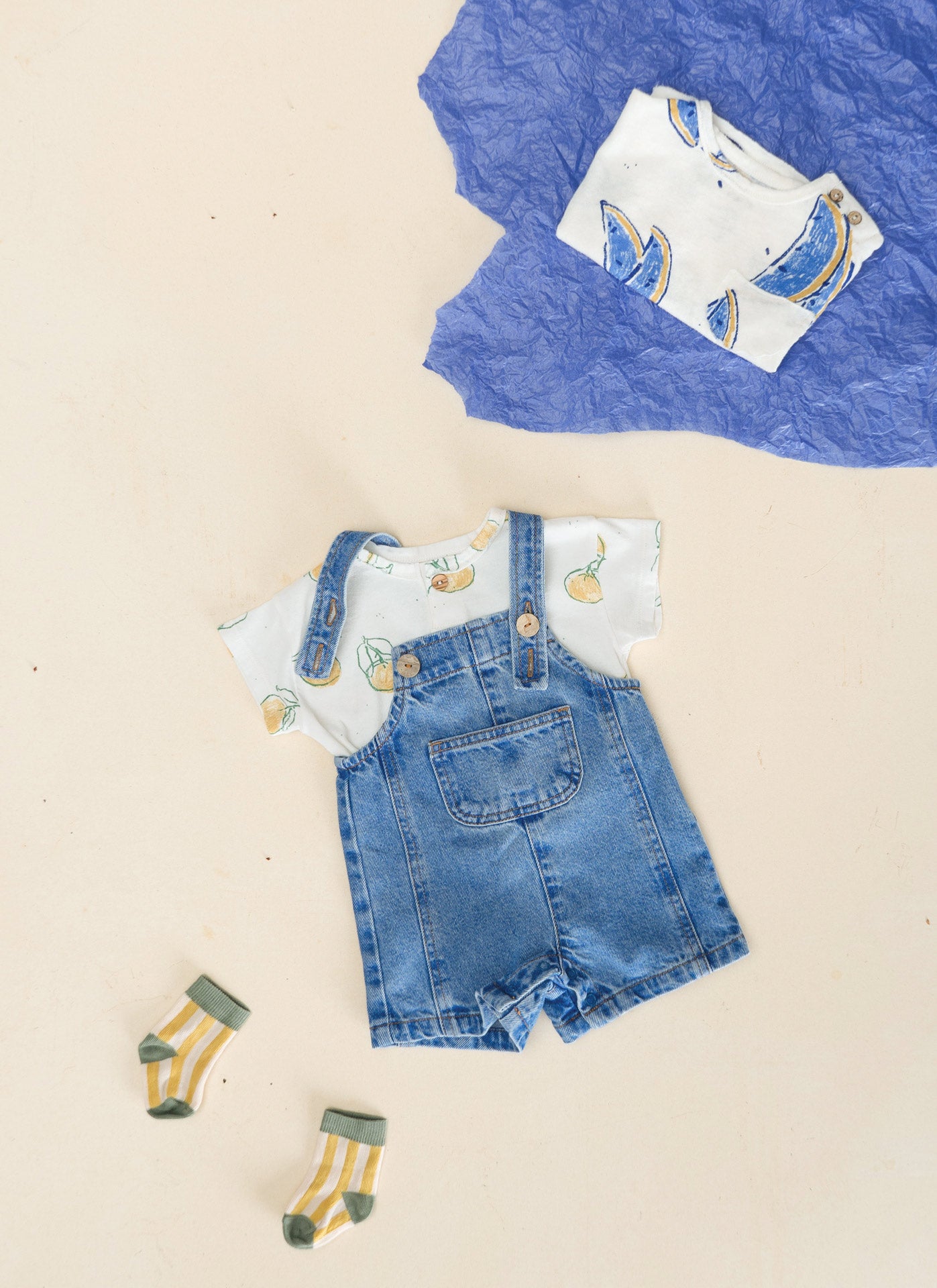 Play Up - denim dungaree