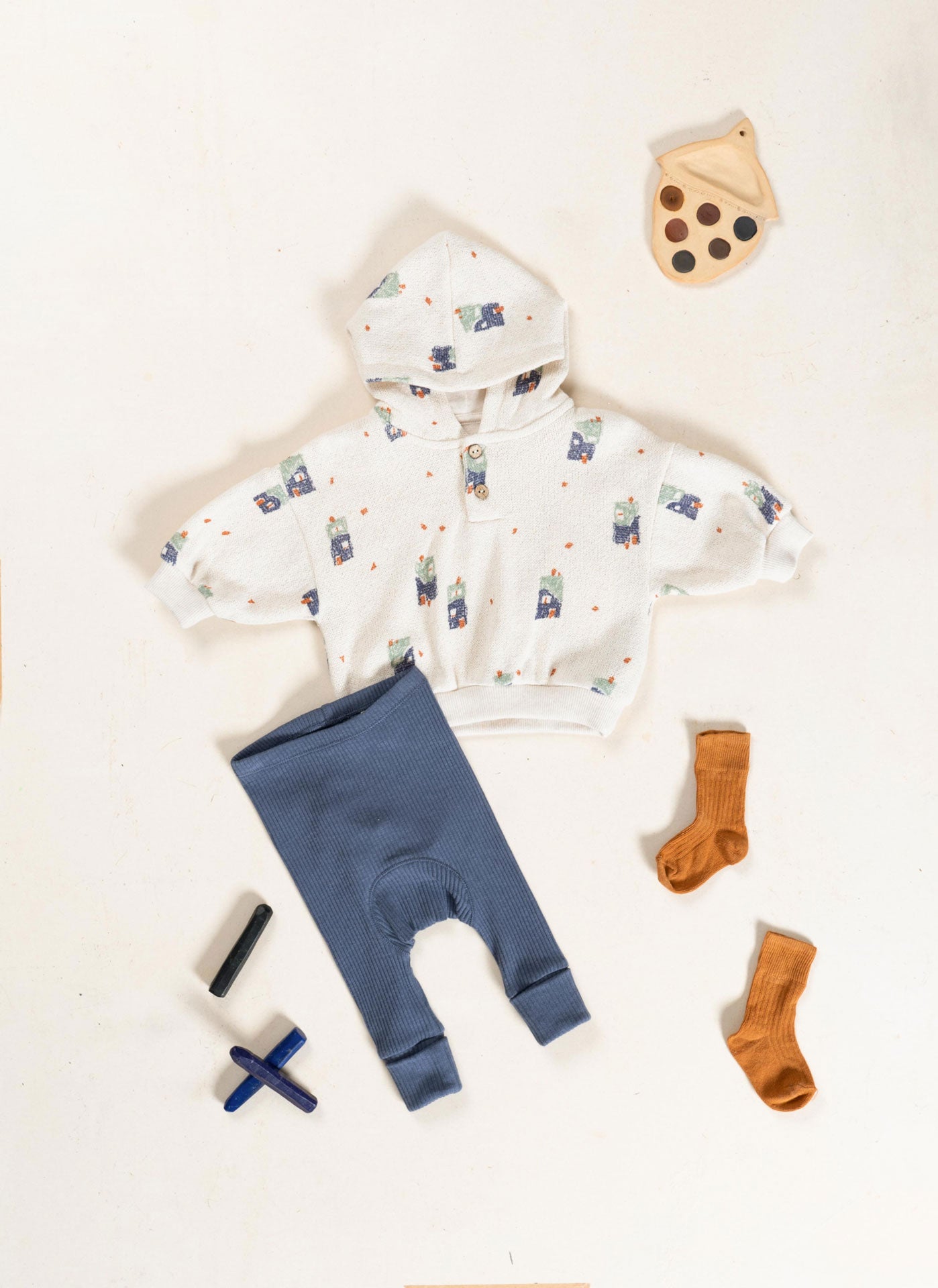 Play Up - jersey hooded sweater - pencil