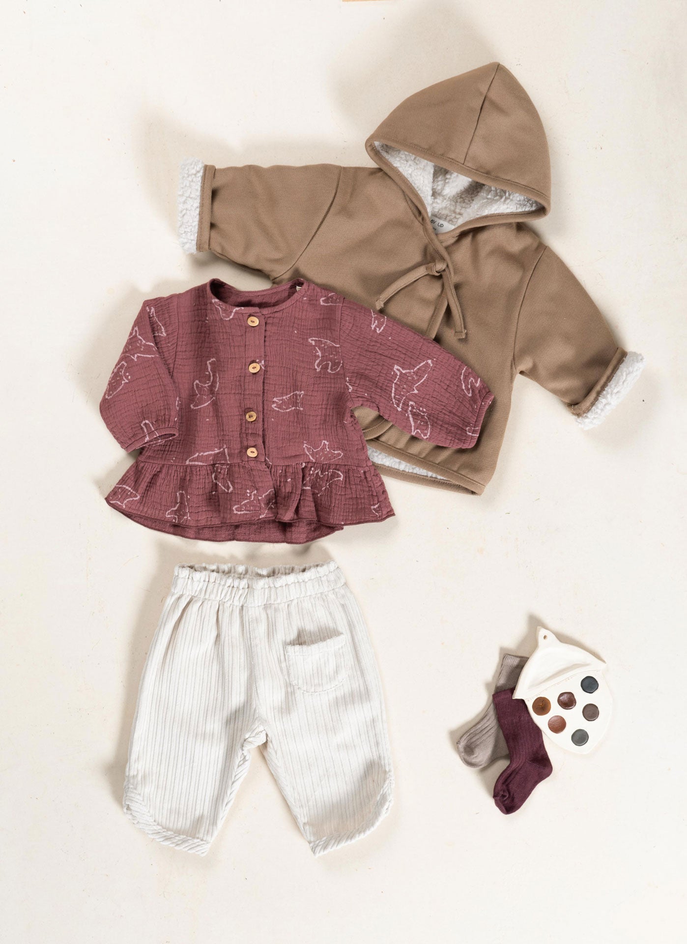 Play Up - corduroy trousers - tones