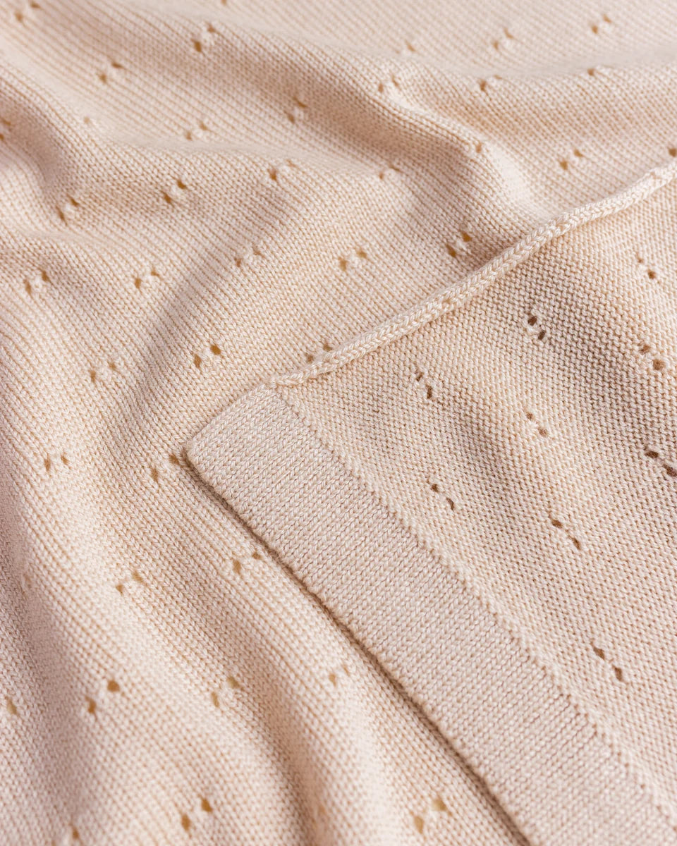 Hvid - blanket bibi - oat