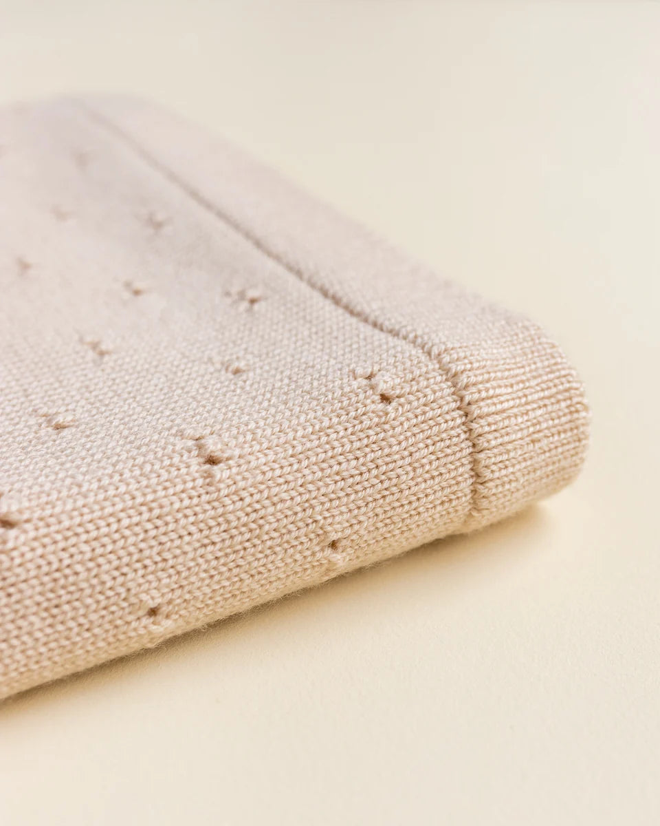 Hvid - blanket bibi - oat