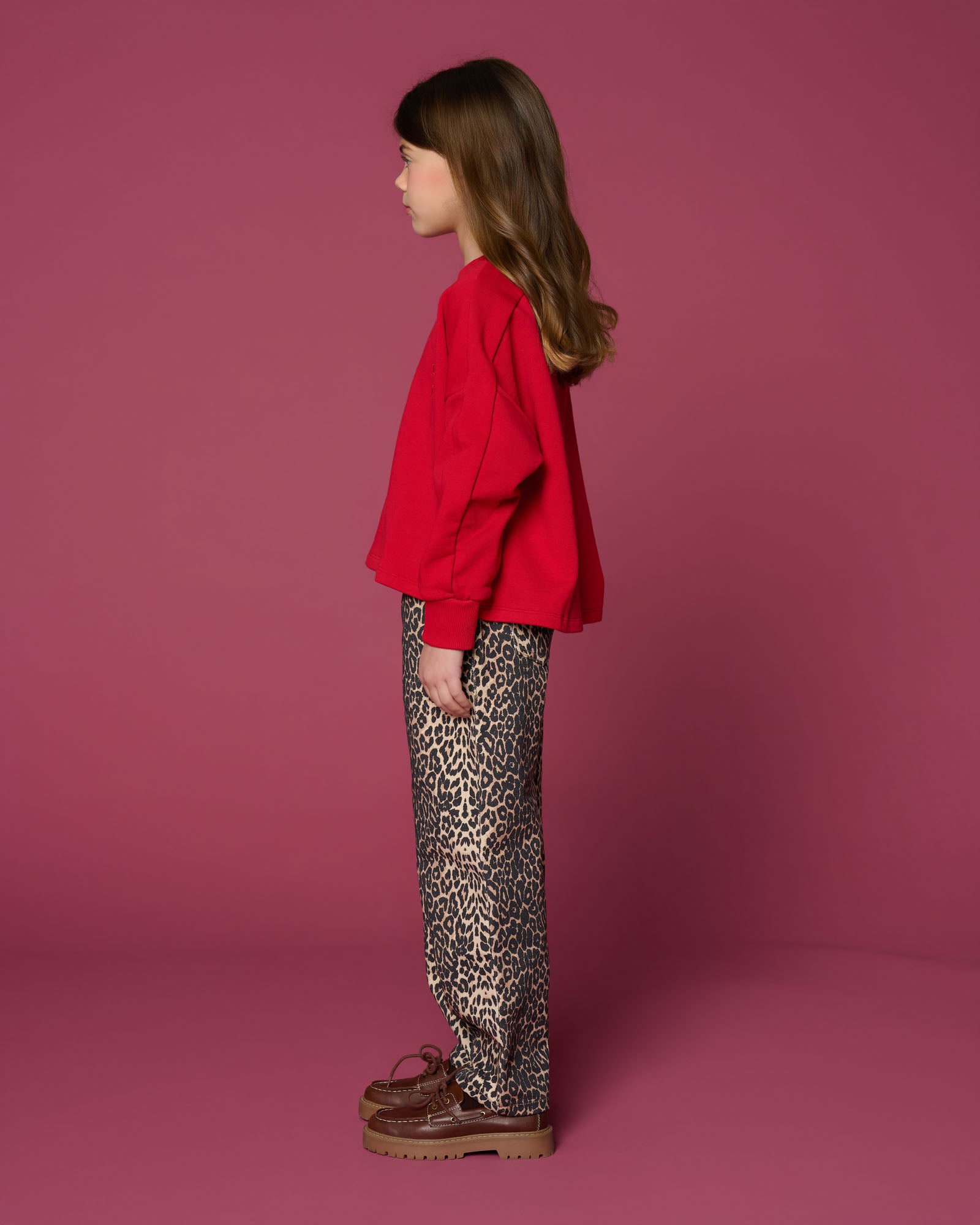 Petit Blush - balloon fit jeans - leopard