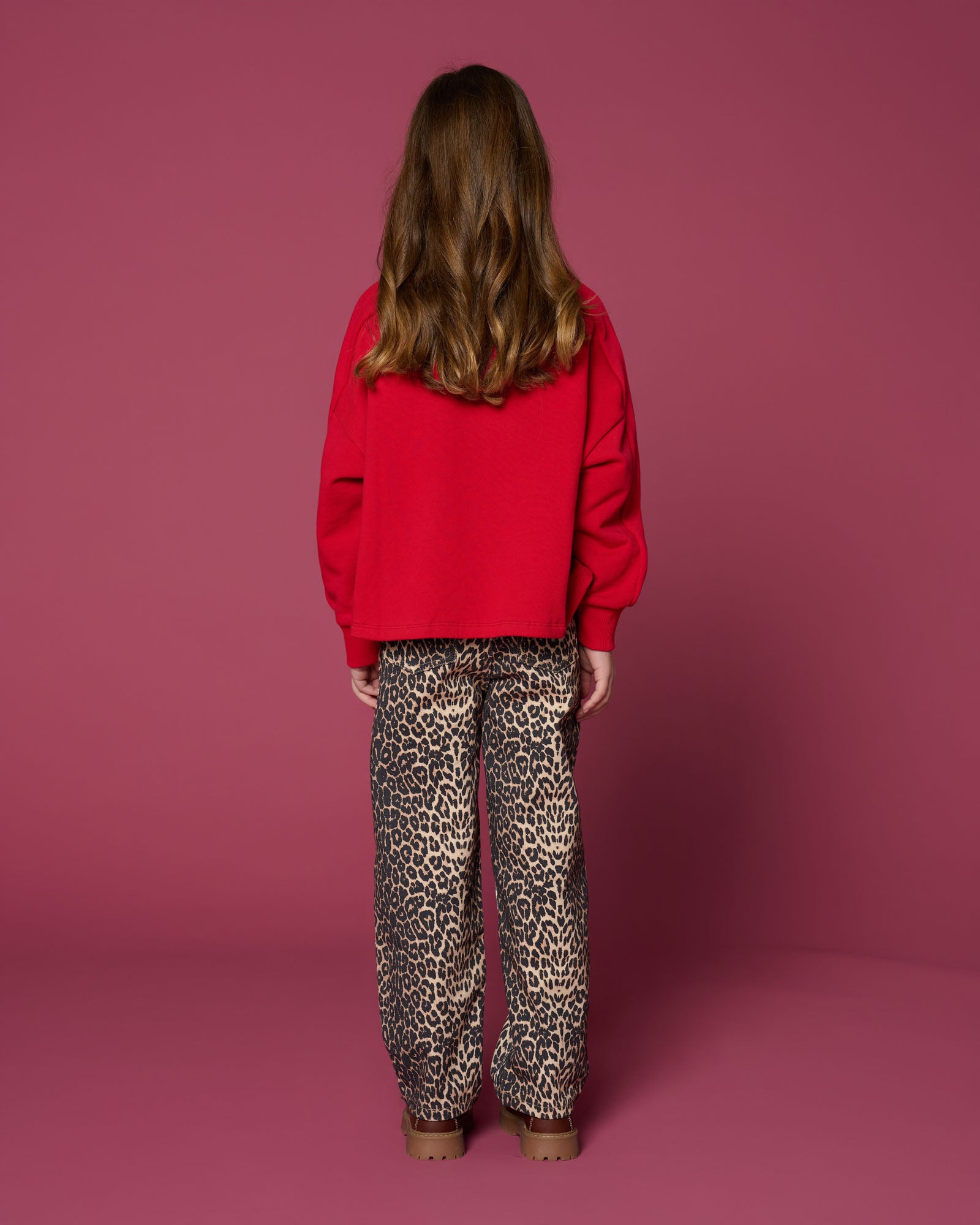 Petit Blush - balloon fit jeans - leopard