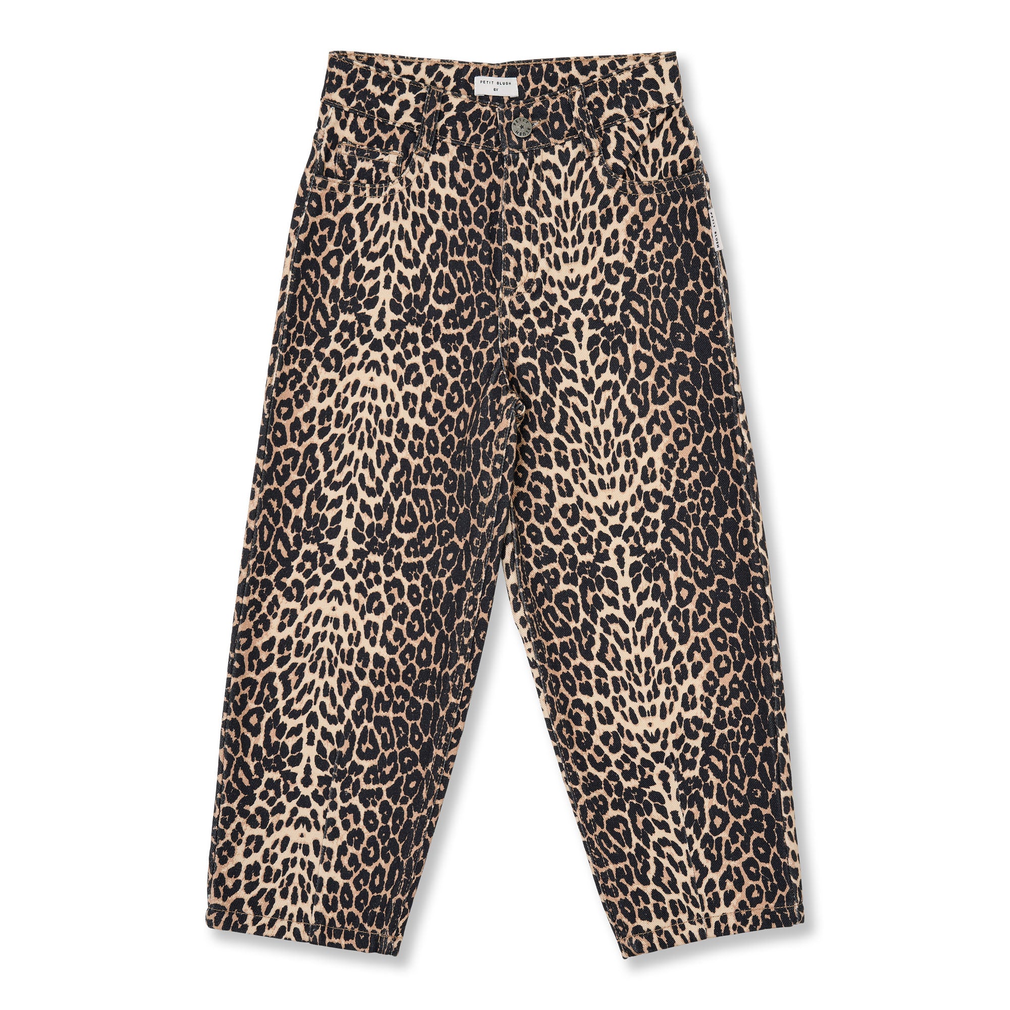 Petit Blush - balloon fit jeans - leopard